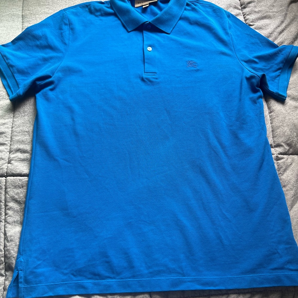 Burberry Blue Polo Shirt